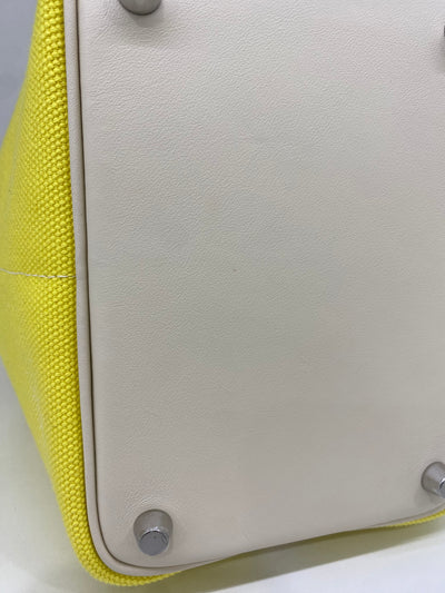 Hermes Picotin 18 Cargo Jaune Citron/Nata