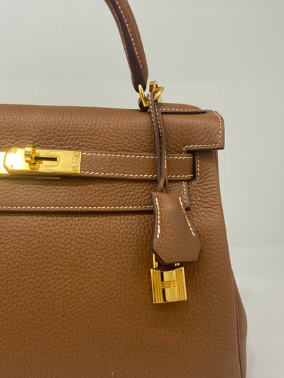 Hermes Kelly 28 Gold GHW