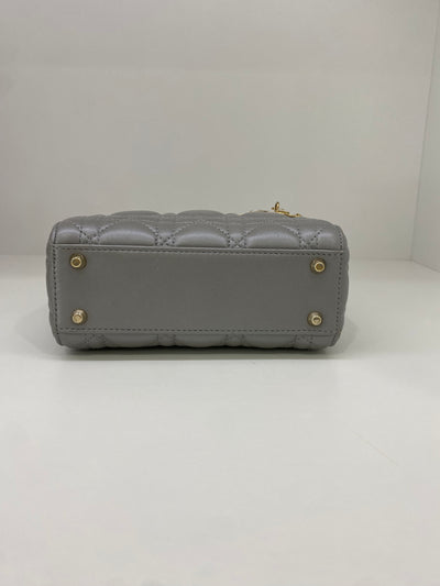 Dior Lady Dior Mini Silver GHW
