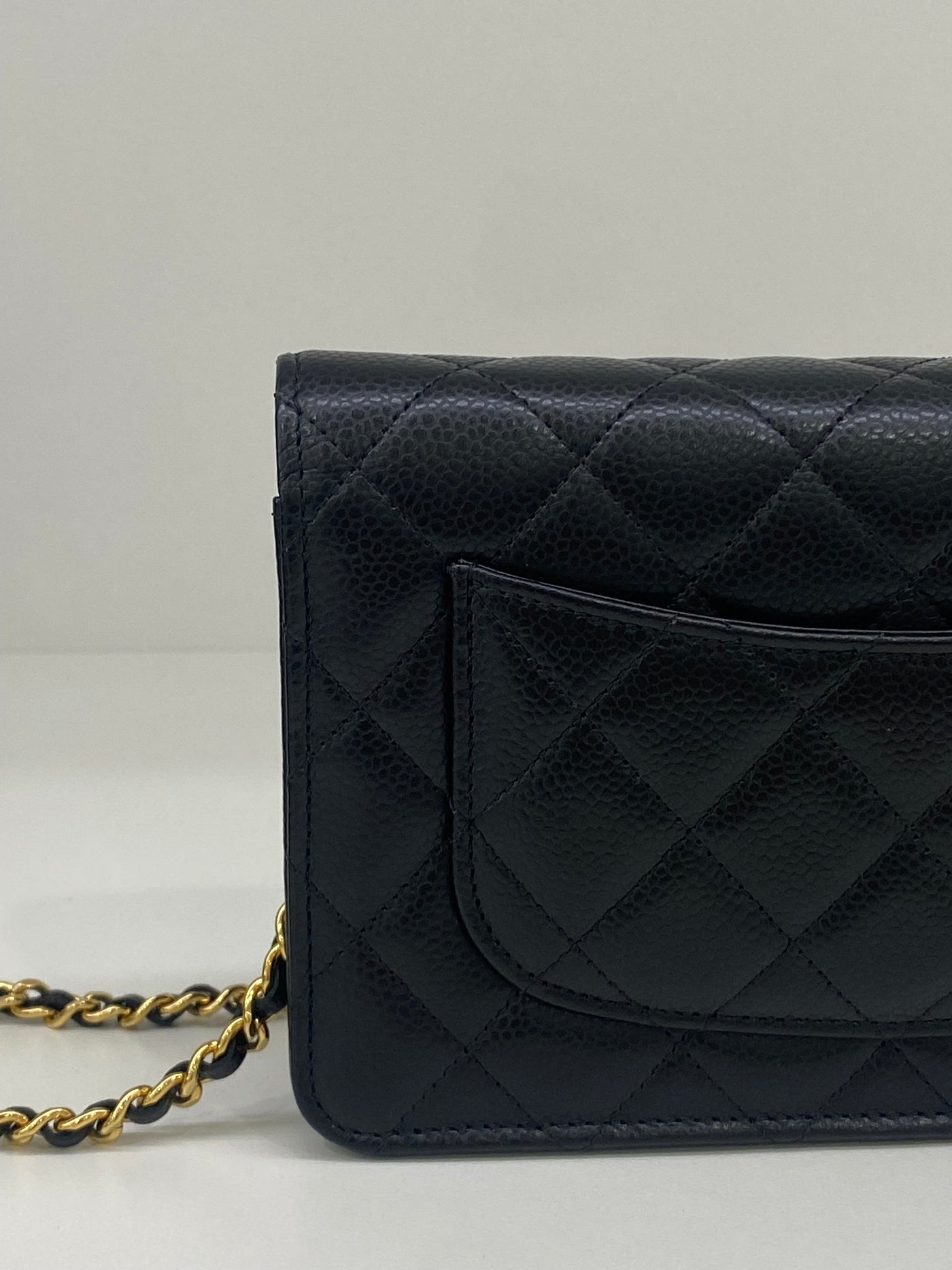 Chanel WOC Black GHW