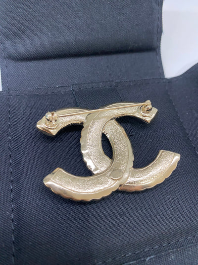 Chanel Pearl Crystal Brooch