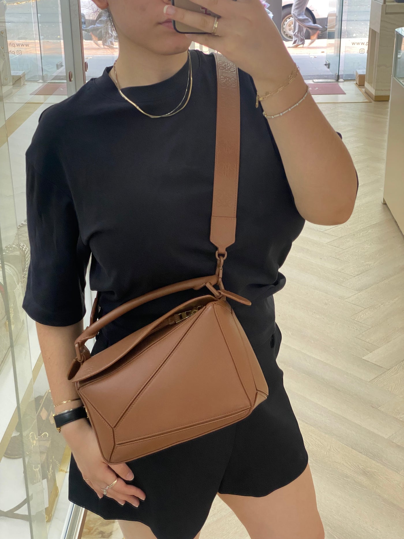 Loewe Puzzle Bag Small Brown