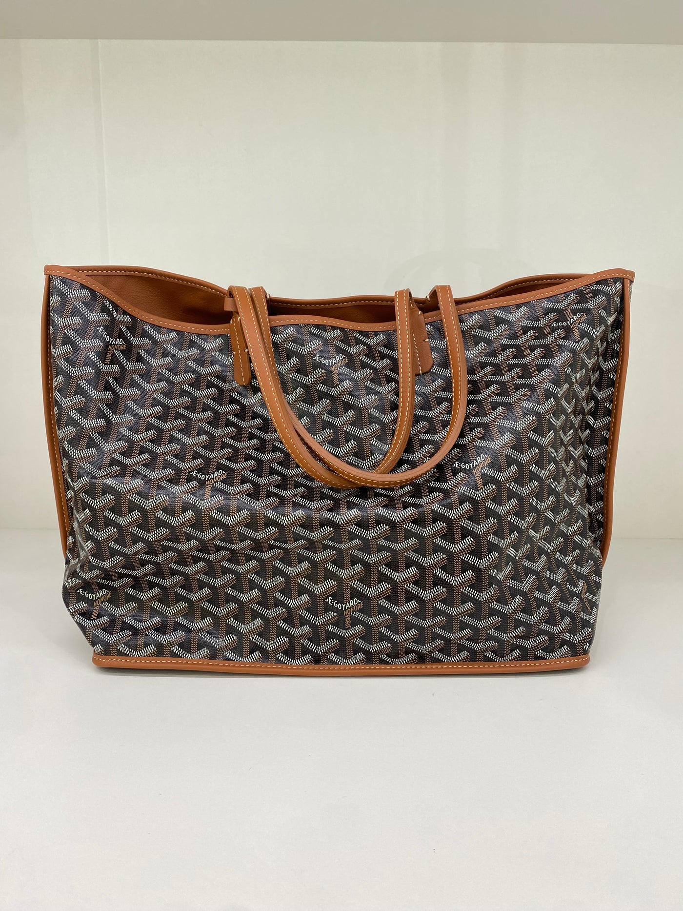 Goyard Anjou PM Black and Tan
