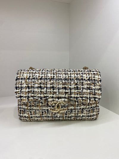 Chanel Tweed & Pearl Westminister bag