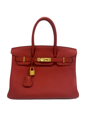 Hermès Birkin 30 Togo Rouge Vermillion GHW
