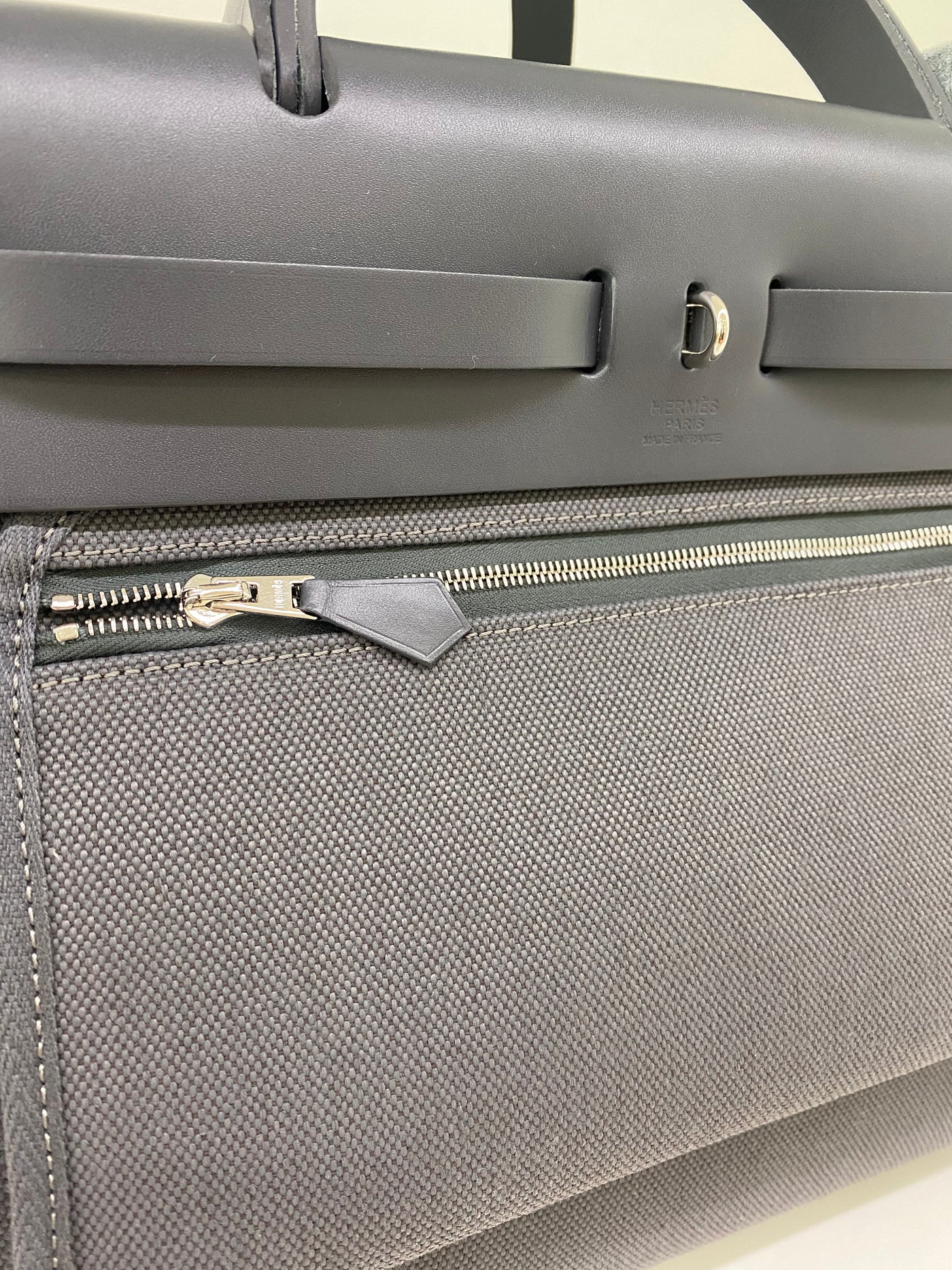 Hermes Herbag 31 Ardoise (grey)