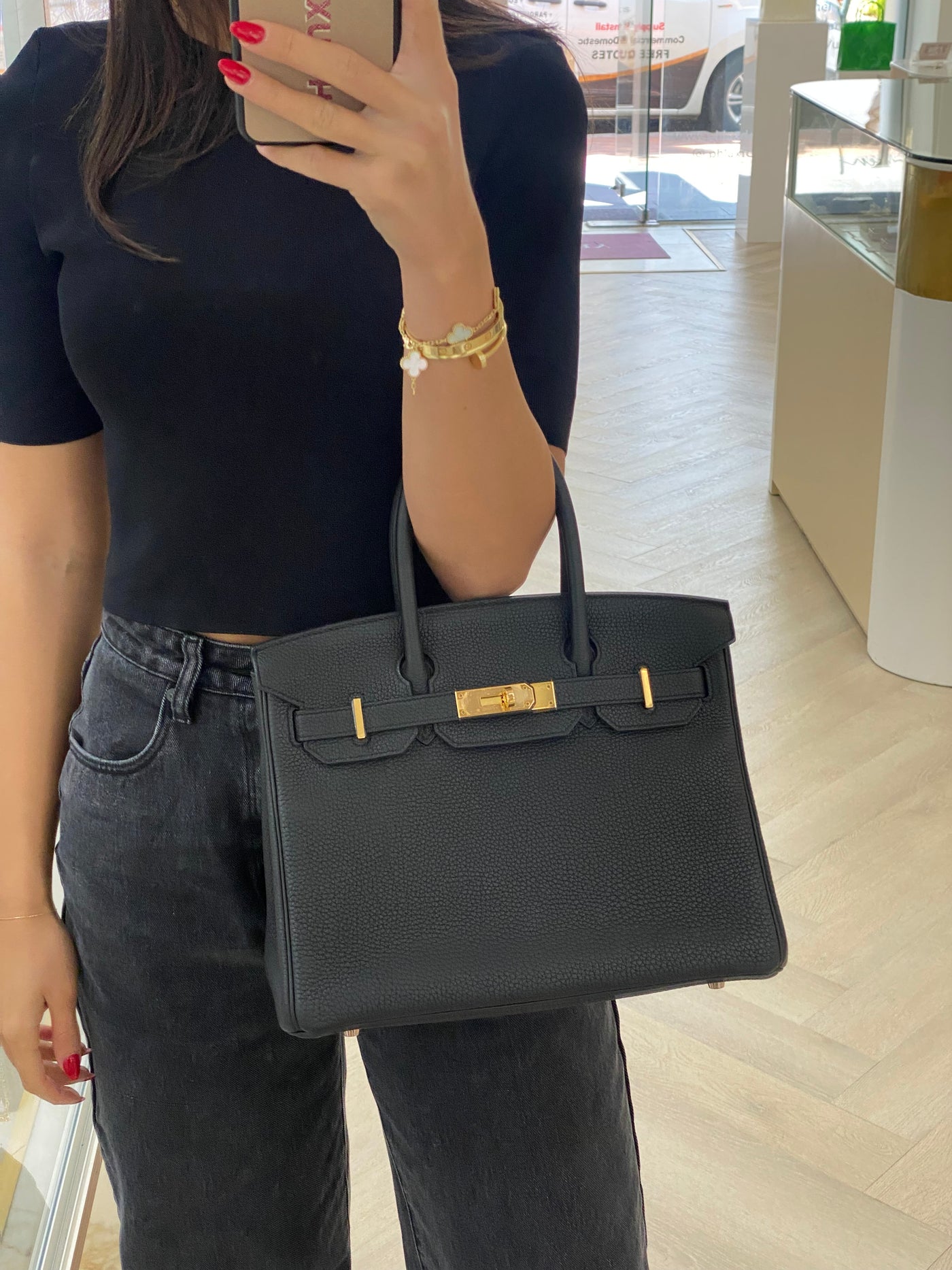 Hermes Birkin 30 Black GHW