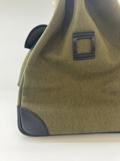 Hermès Cargo HAC Birkin 40 Military Green and Black box leather Bag