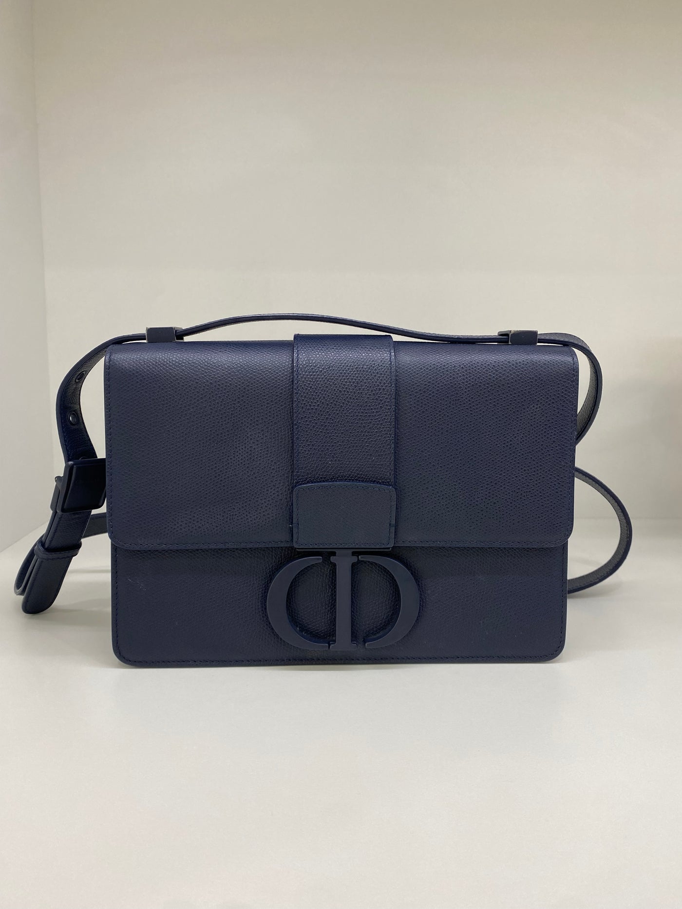 Dior Montaigne 30 Navy Matte Hardware