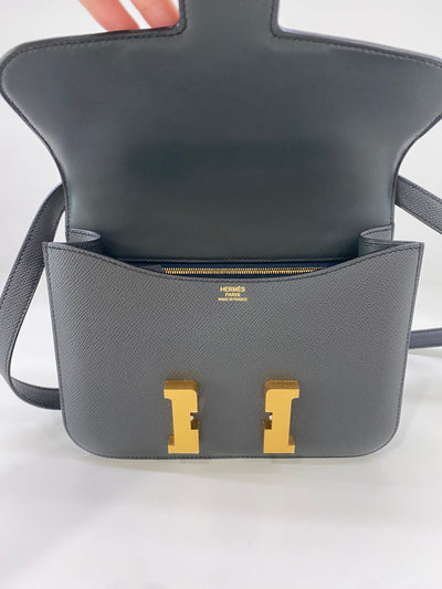 Hermès Constance 24 Epsom Bleu Ocean Brush Gold Hardware