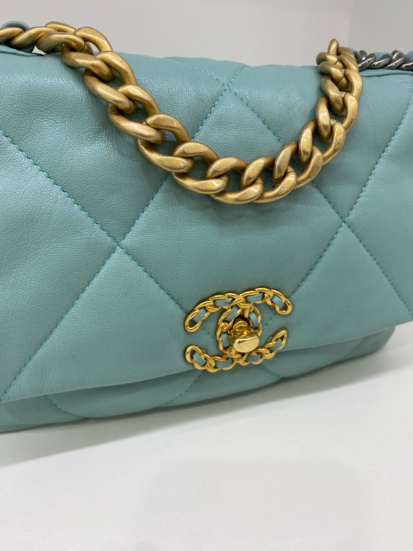 Chanel 19 Small Baby Blue