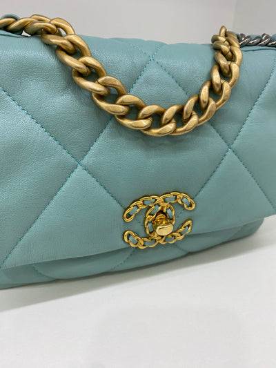 Chanel 19 Small Baby Blue