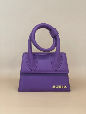 Jacquemus The Knot Chiquito Purple GHW