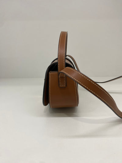 Celine Clutch on Strap Brown GHW