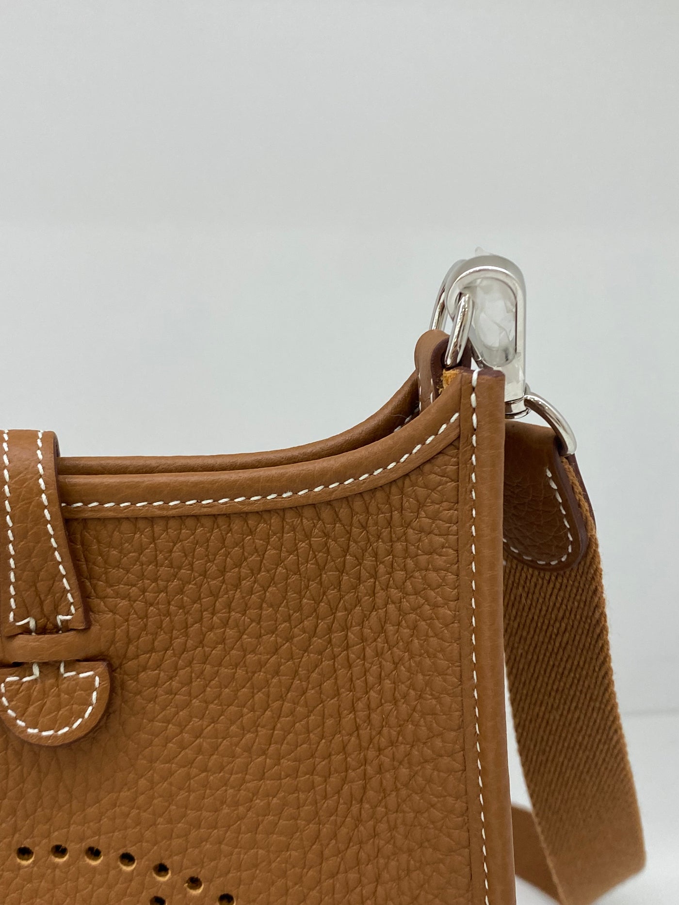 Hermes Mini Evelyn Gold PHW