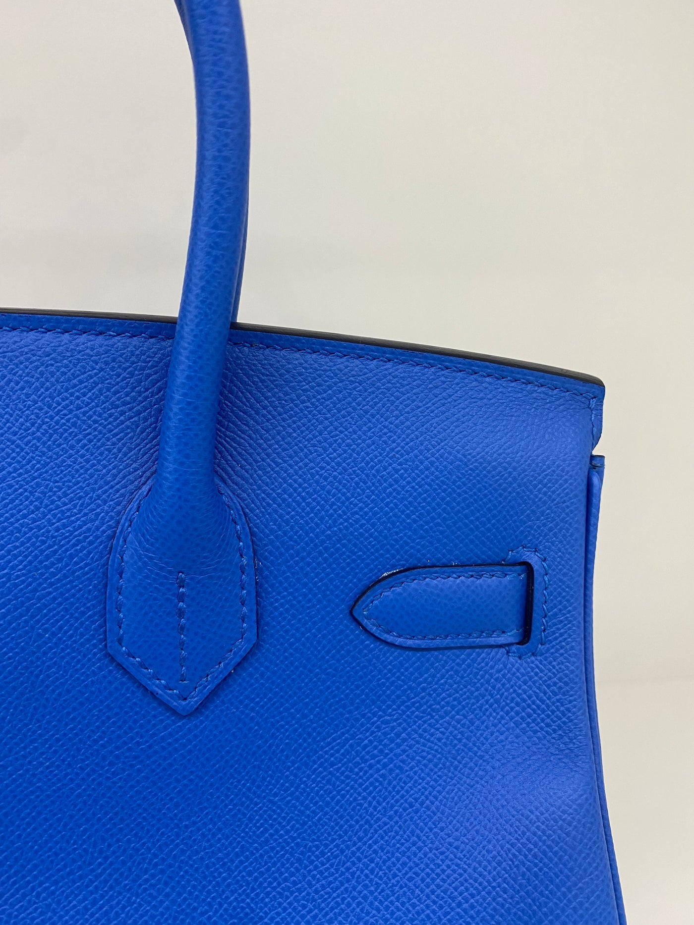 Hermes Birkin 30 Bleu Electrique PHW