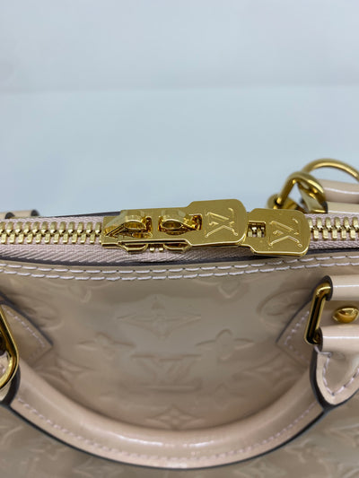 Louis Vuitton Alma BB Patent Beige