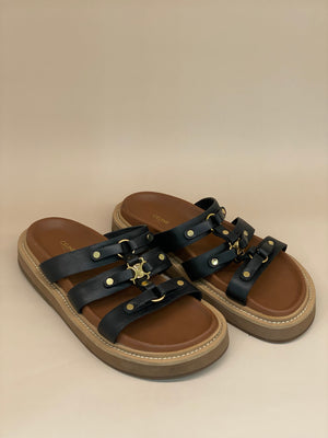 Celine Sandals Black Size 40