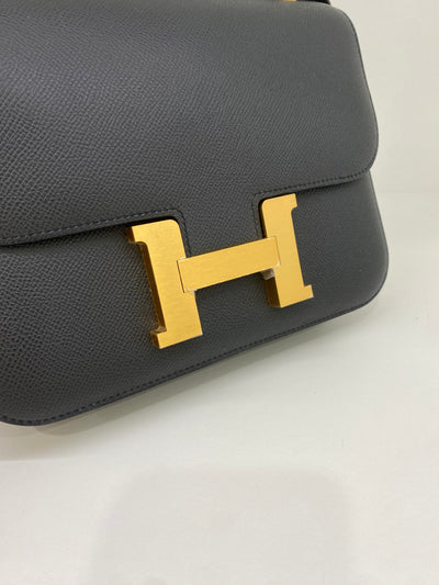 Hermès Constance 24 Epsom Bleu Ocean Brush Gold Hardware