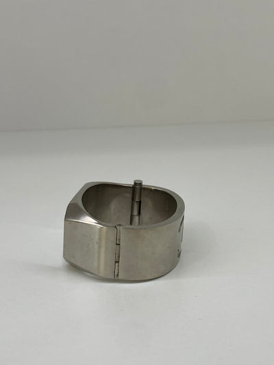 Chanel Silver Mirror CC Cuff