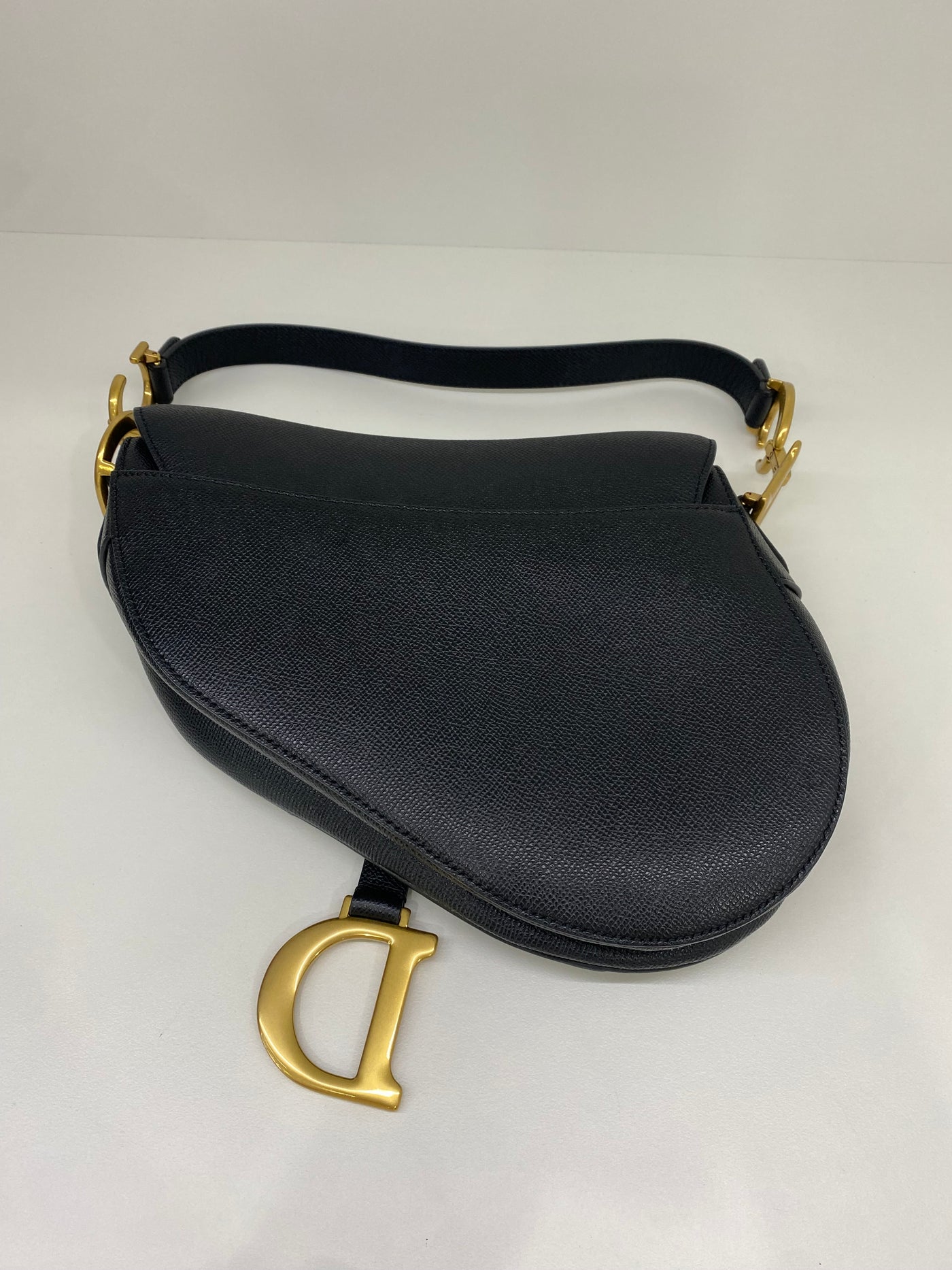 Dior Saddle Black GHW (with strap)