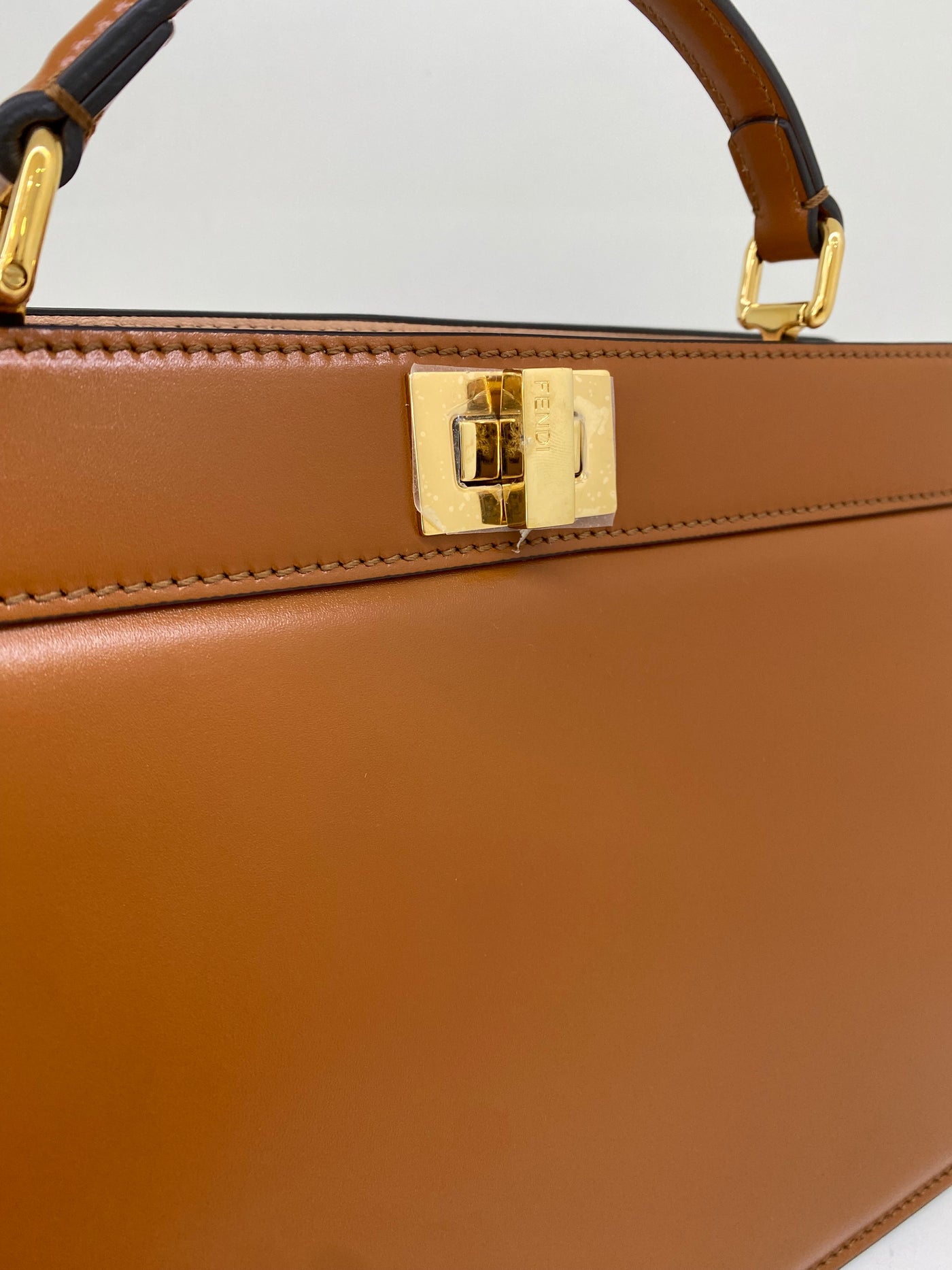 Fendi Peekaboo East West Tan GHW