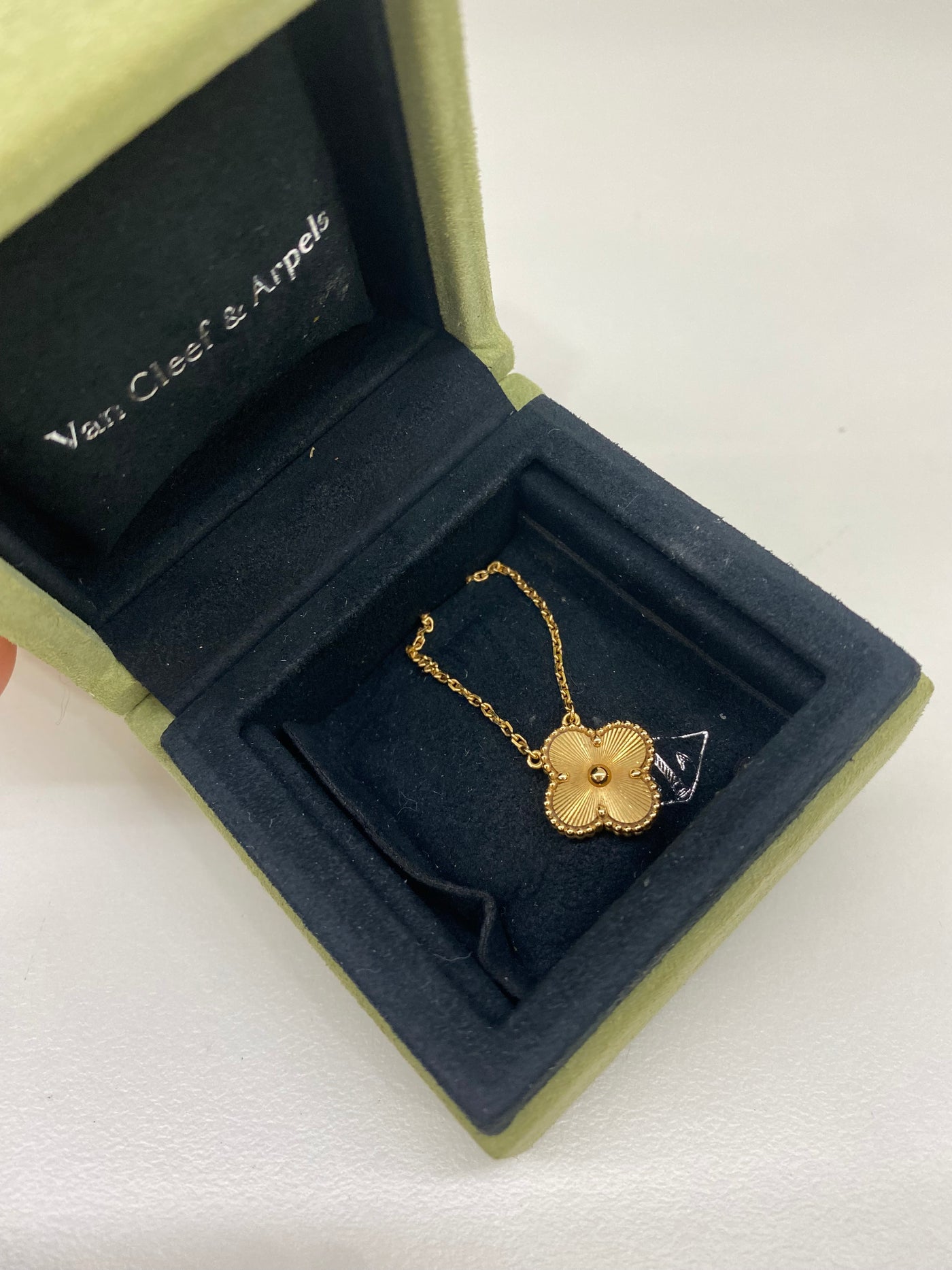 Van Cleef & Arpels Vintage Alhambra Pendant Necklace Gold
