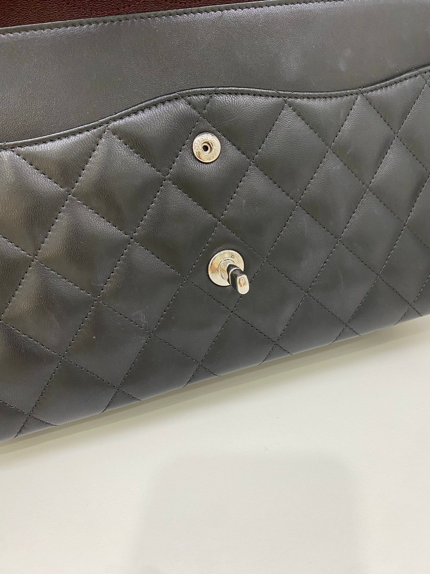 Chanel Classic Flap Jumbo Black Lambskin SHW