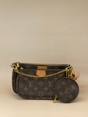 Louis Vuitton Multi Pochette GHW Pink Strap