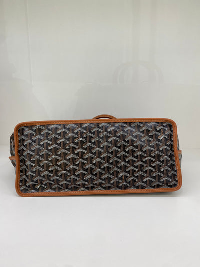 Goyard Anjou PM Black and Tan