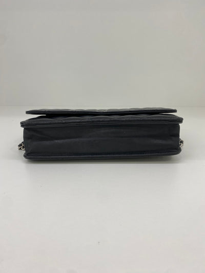 Chanel WOC Black Lambskin SHW