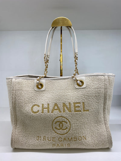 Chanel Deauville Beige Boucle GHW