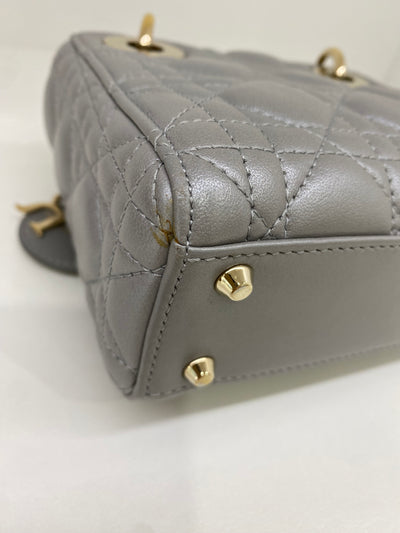 Dior Lady Dior Mini Silver GHW