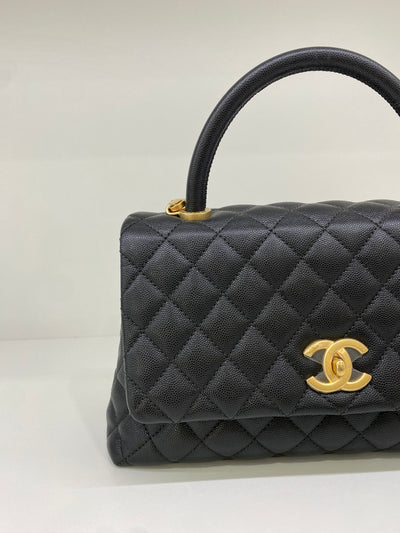 Chanel Coco Handle Black Caviar GHW