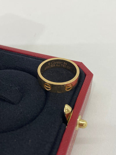 Cartier Love Ring Yellow Gold size 54