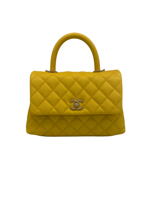 Chanel Coco Handle Small Yellow GHW