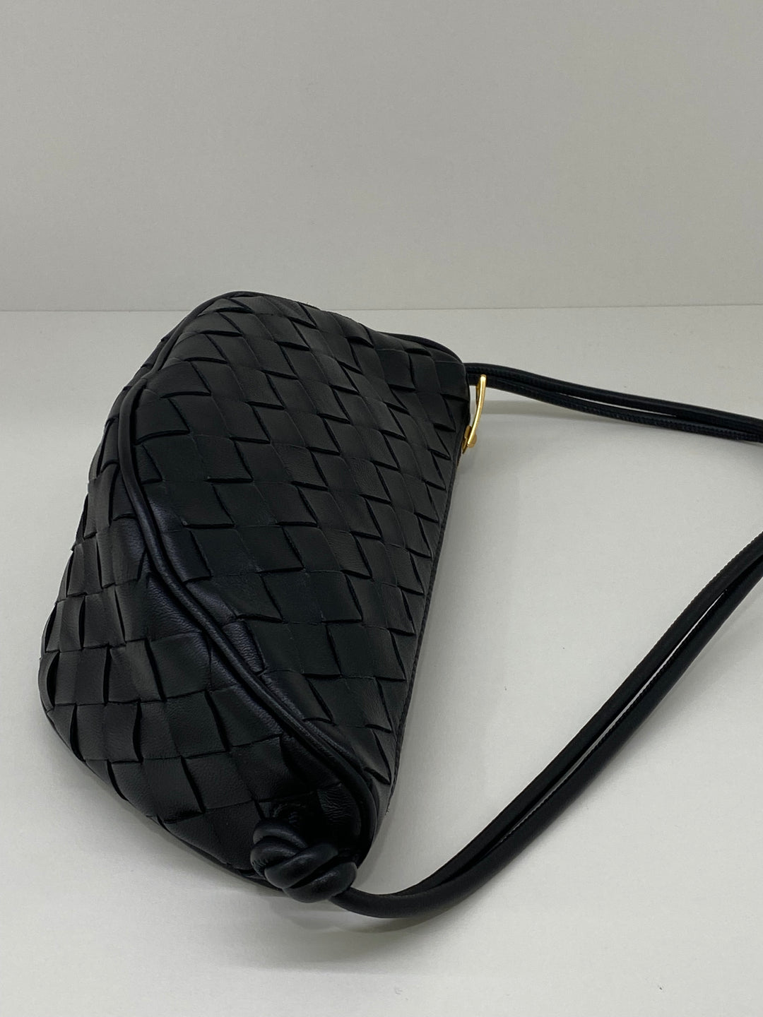 Bottega Veneta Gemellini Pouch Black GHW – PH Luxury Consignment