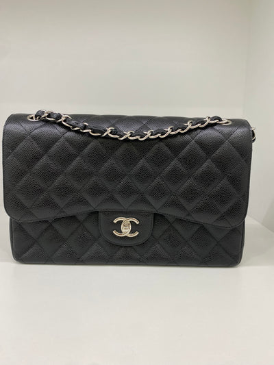 Chanel Classic Flap Jumbo Caviar SHW