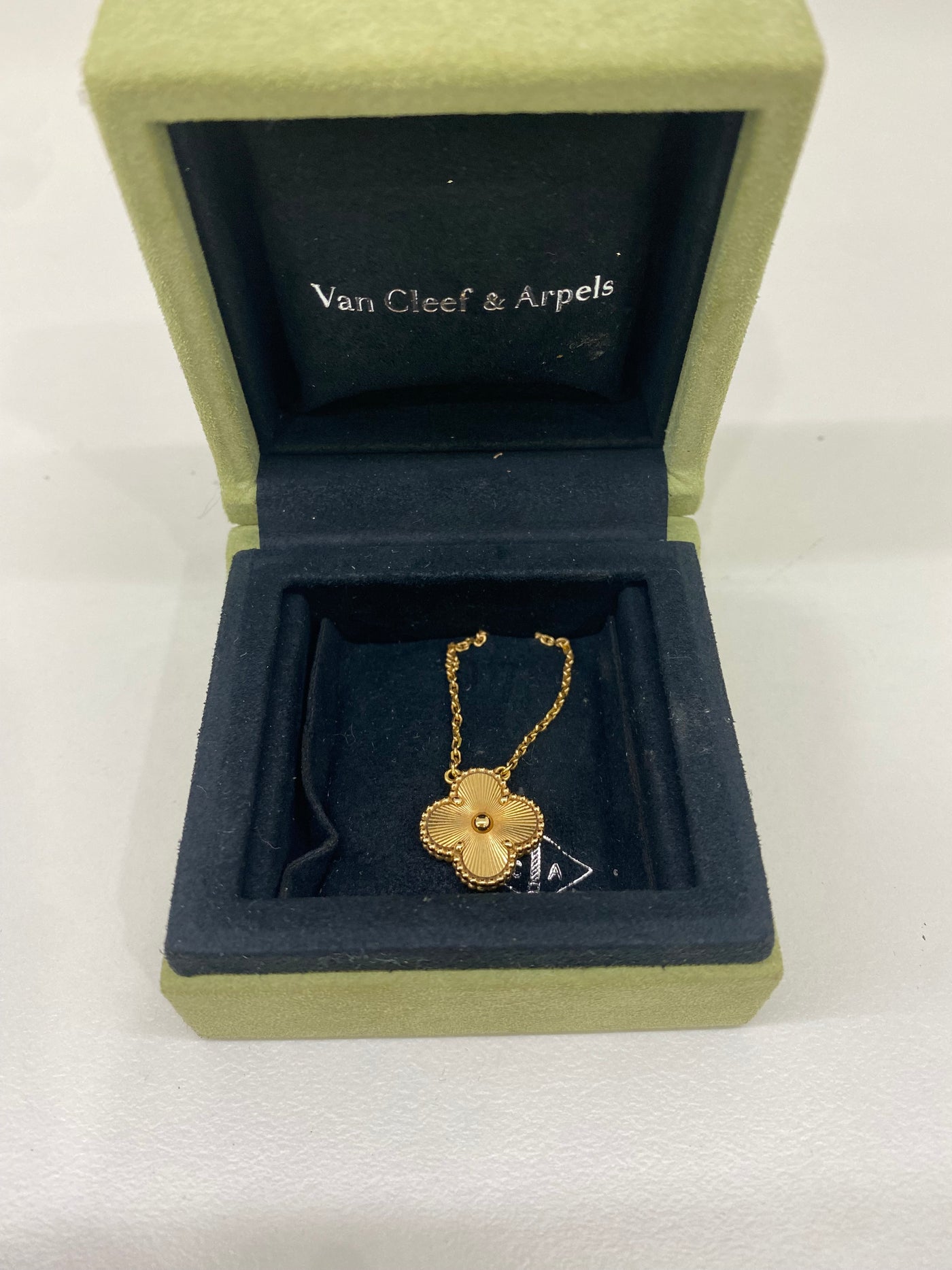 Van Cleef & Arpels Vintage Alhambra Pendant Necklace Gold