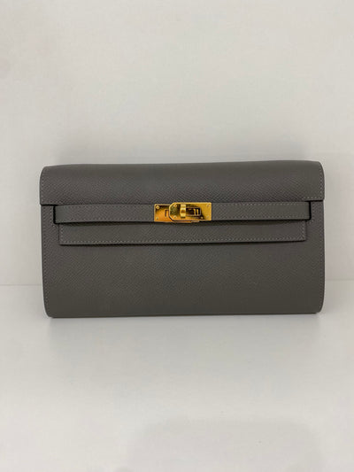 Hermès Kelly To Go Epsom Gris Meyer GHW
