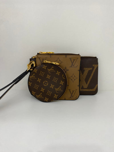 Louis Vuitton Trio Pouch Monogram GHW