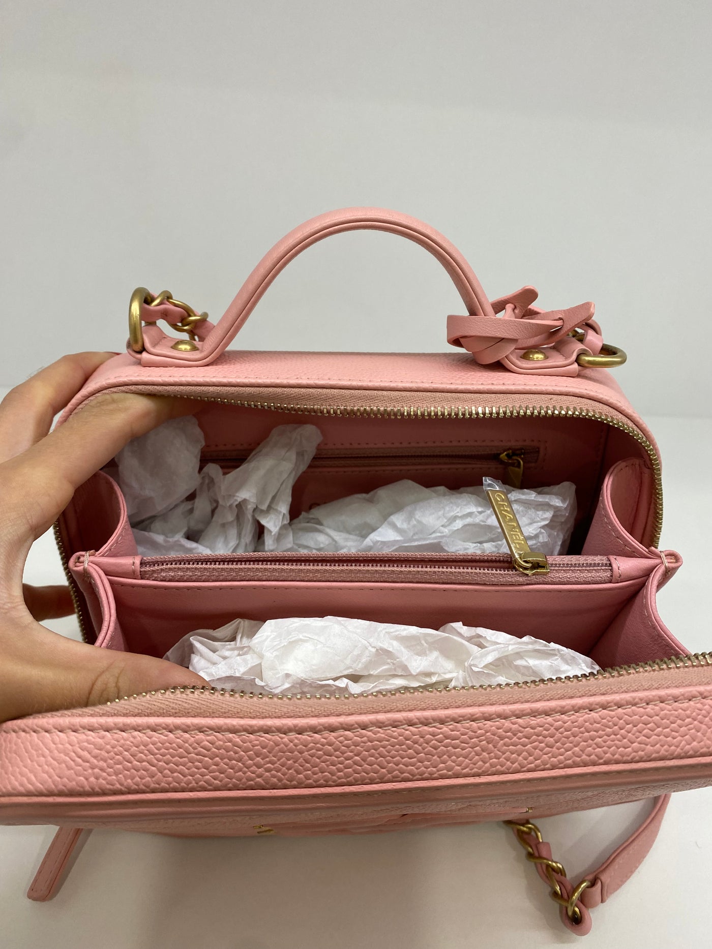 Chanel Large Pink Vanity GHW