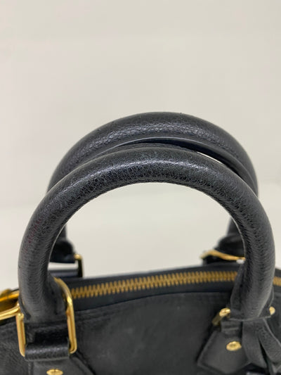 Louis Vuitton Alma Black Empriente Leather GHW