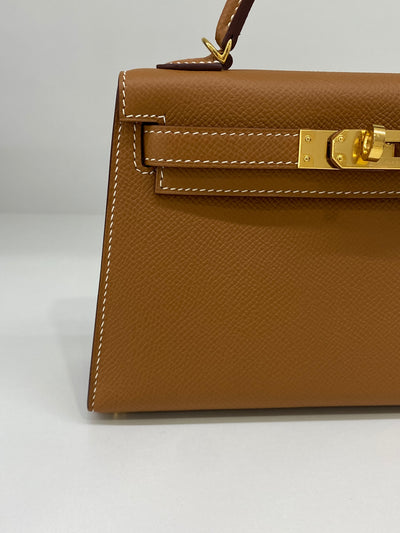 Hermes Mini Kelly Gold GHW
