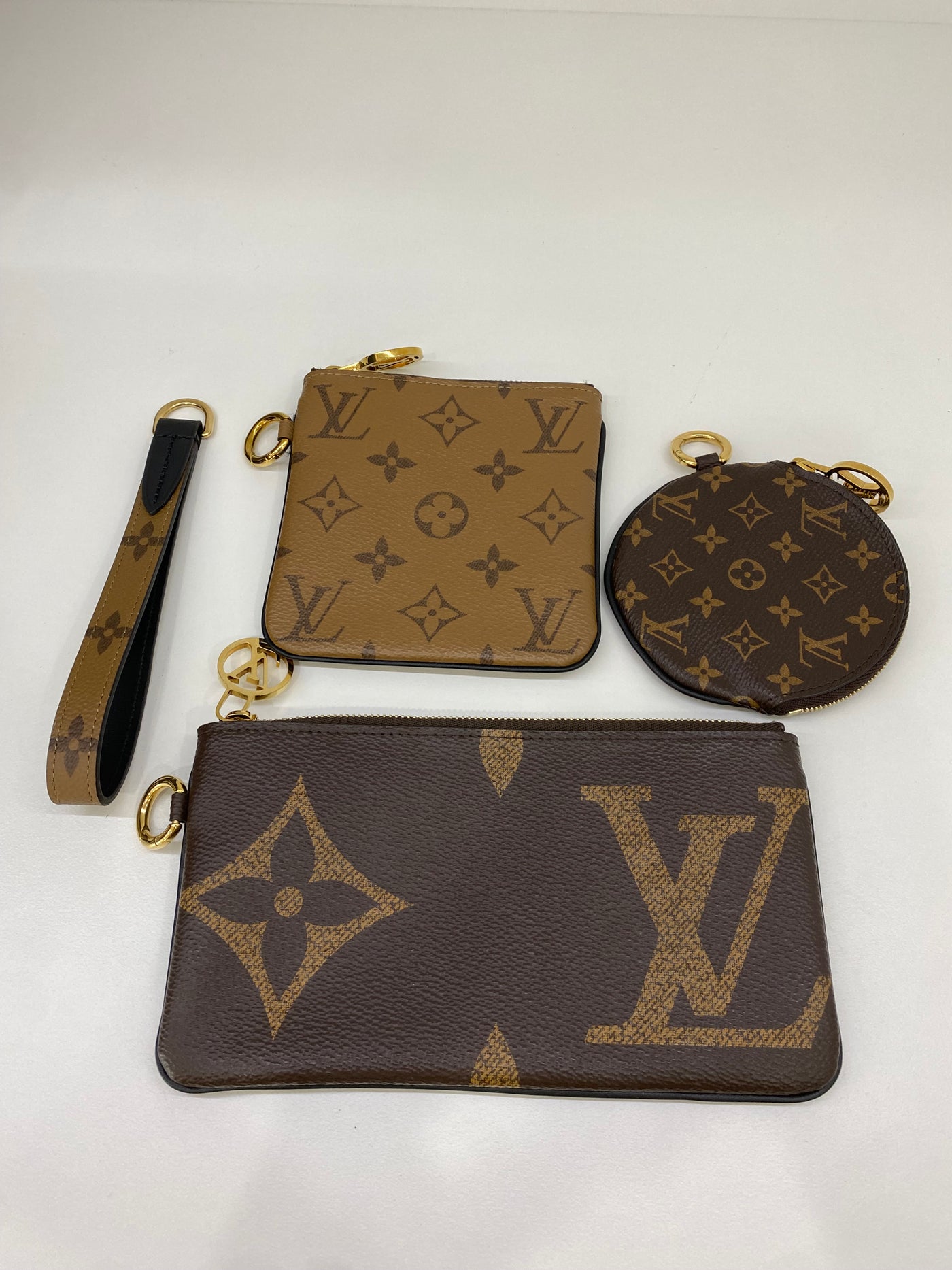 Louis Vuitton Trio Pouch Monogram GHW