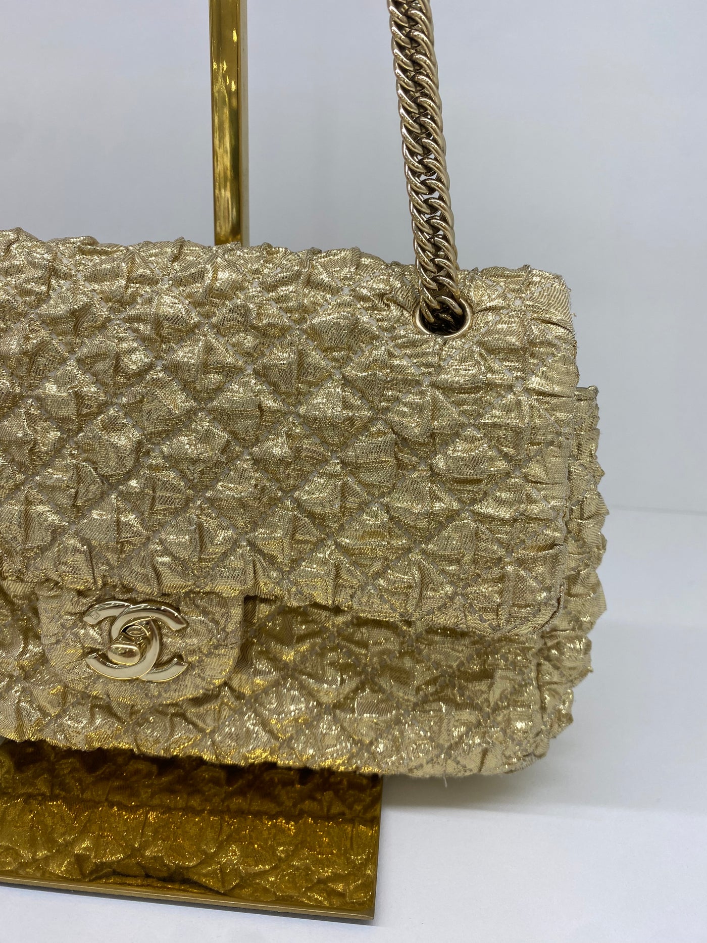 Chanel Flap Metallic Gold GHW