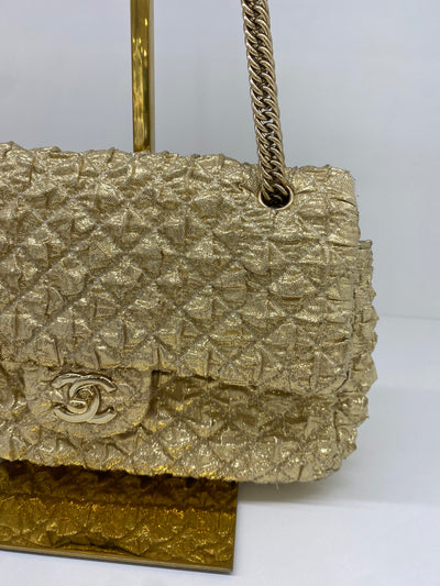 Chanel Flap Metallic Gold GHW