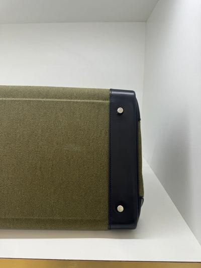 Hermès Cargo HAC Birkin 40 Military Green and Black box leather Bag