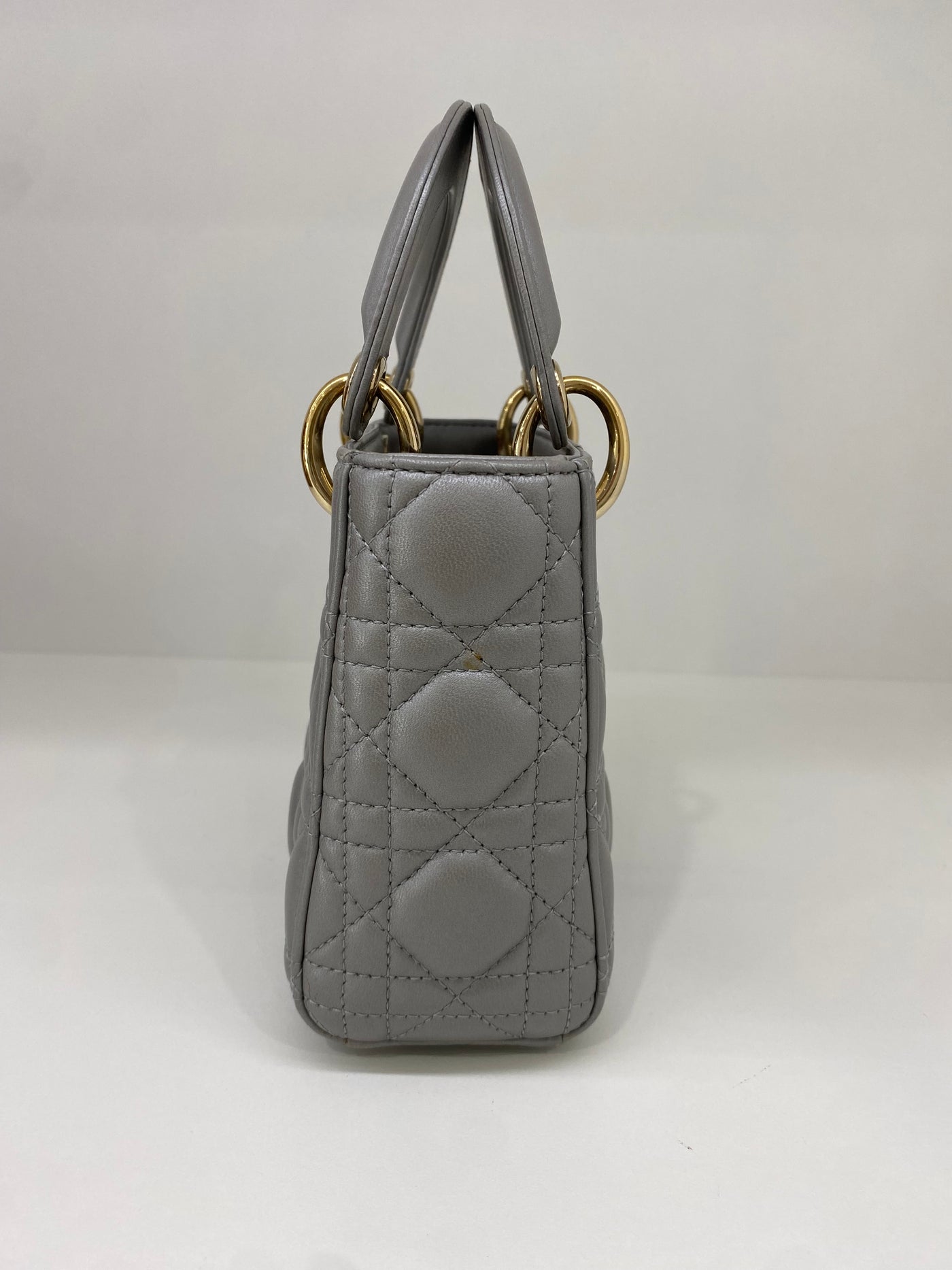 Dior Lady Dior Mini Silver GHW