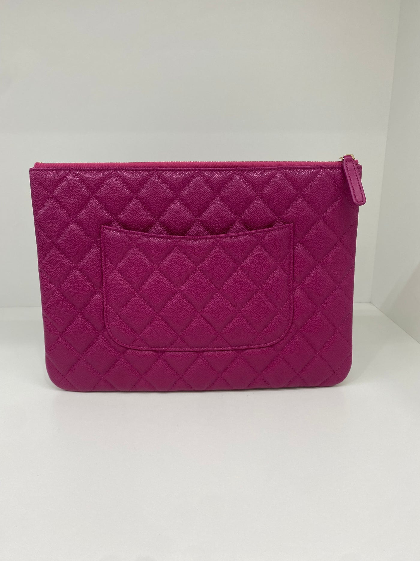 Chanel Pouch Fuchsia Caviar